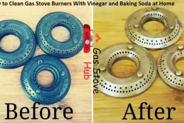 How to Clean Gas Stove Burners With Vinegar and Baking Soda at Home