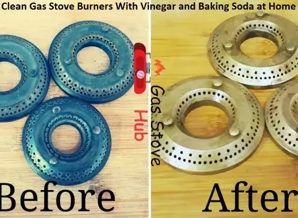 How to Clean Gas Stove Burners With Vinegar and Baking Soda at Home