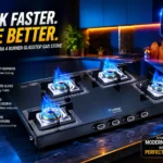 0 Prestige 4 Burner Gas Stove Auto Ignition